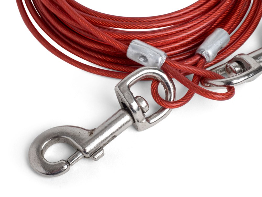 OUTDOOR PAWS 4.5M TIE OUT CABLE & STAKE