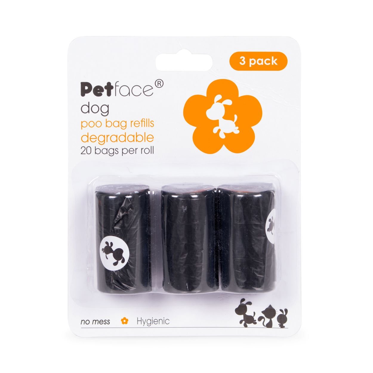 3 PACK POOP BAG REFILL