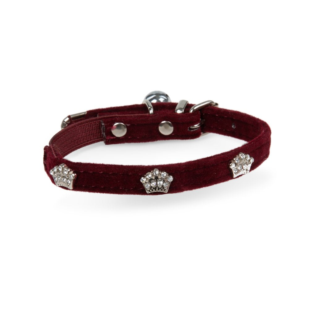 PLUM CROWN CAT COLLAR
