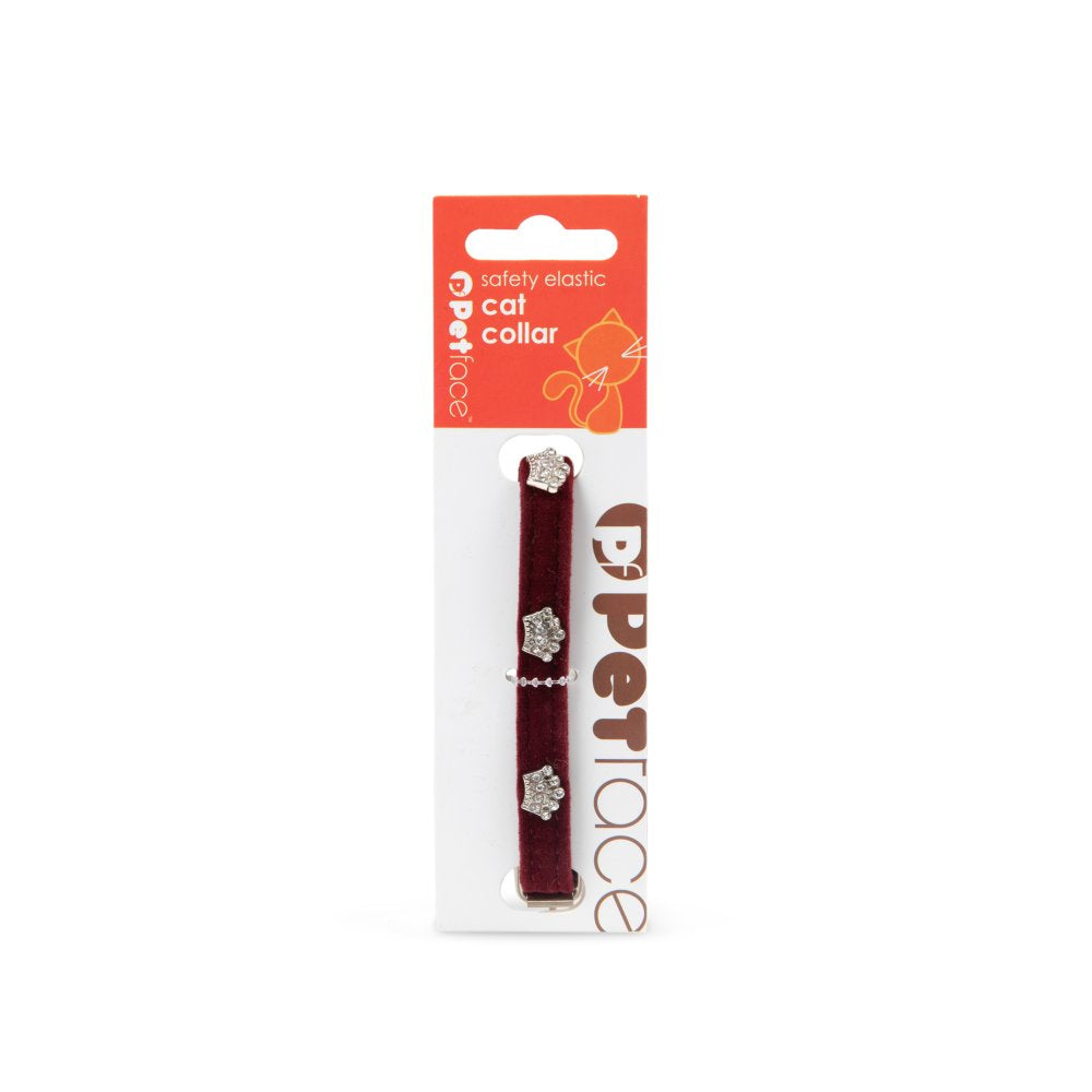 PLUM CROWN CAT COLLAR
