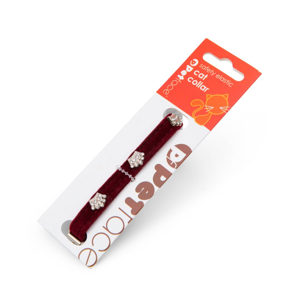 PLUM CROWN CAT COLLAR