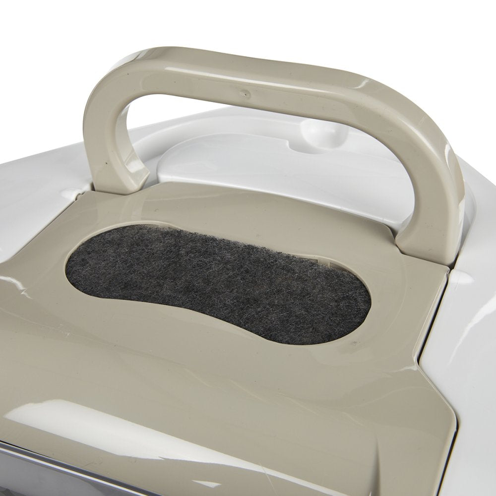 CORNER HOODED CAT LITTER TRAY