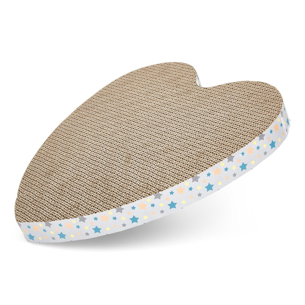 LITTLE PETFACE CARDBOARD HEART CAT SCRATCHER