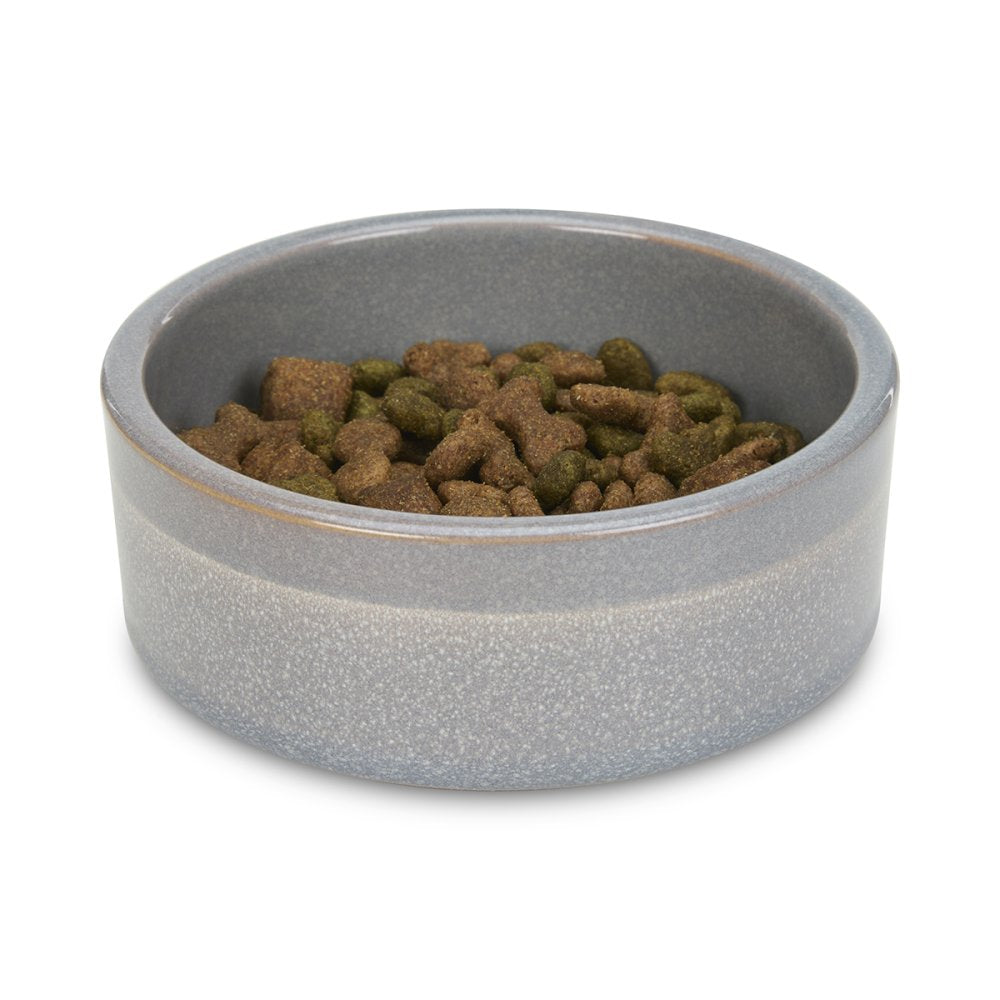 GREY TWO-TONE REACTIVE GLAZE CERAMIC BOWL 15CM