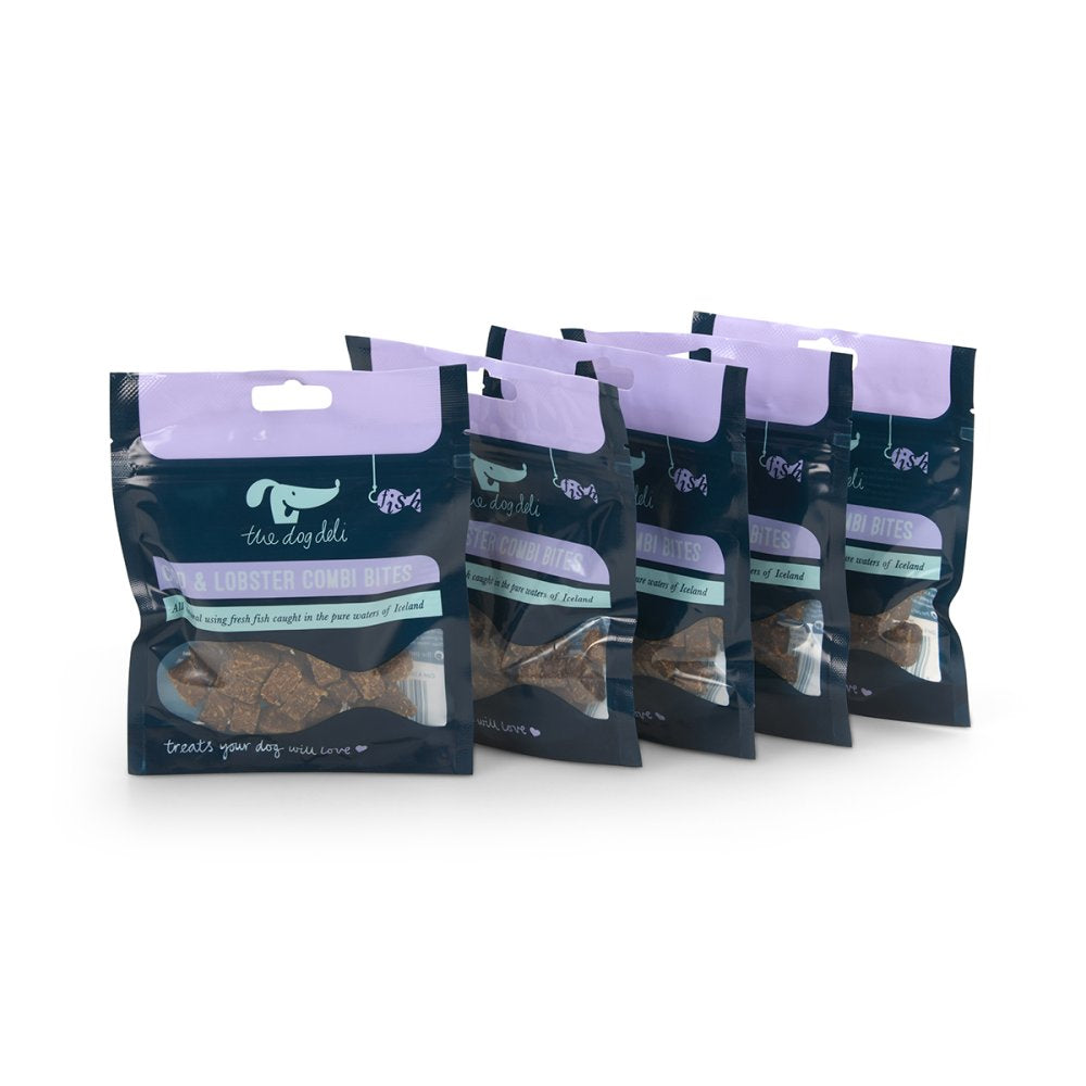 DOG DELI COD & LOBSTER COMBI BITES DOG TREATS 60g