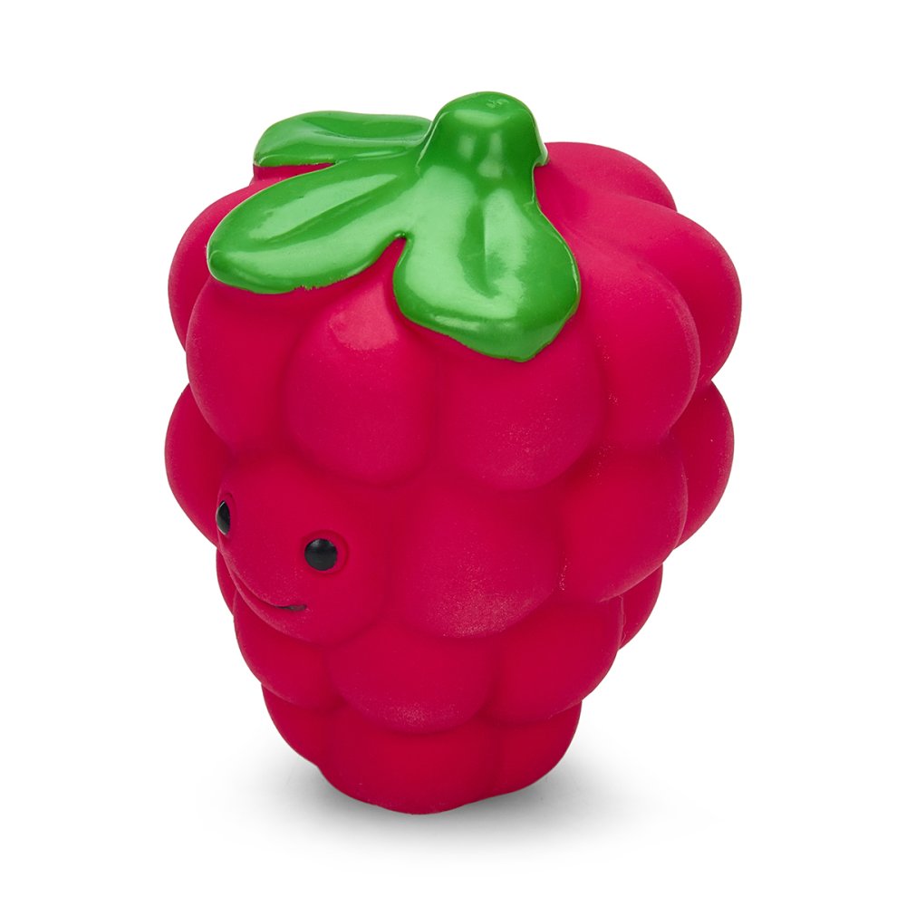 FOODIE FACES LATEX RASPBERRY DOG TOY SML