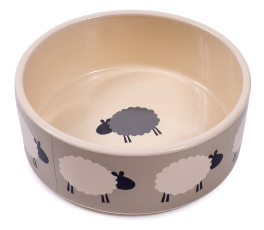 SHEEP CERAMIC BOWL 15CM