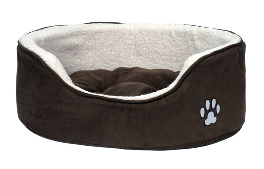 SAMS LUXURY OVAL PET BED SML
