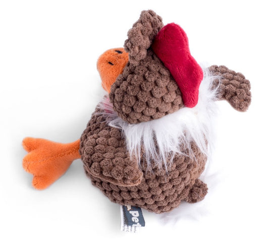 PETFACE BUDDIES MINI CHICKEN PLUSH DOG TOY