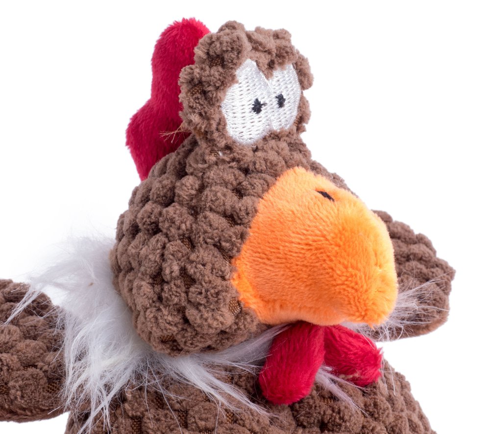 PETFACE BUDDIES MINI CHICKEN PLUSH DOG TOY