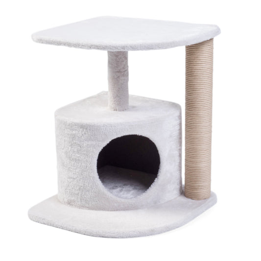 CREAM CORNER CAT SCRATCHER