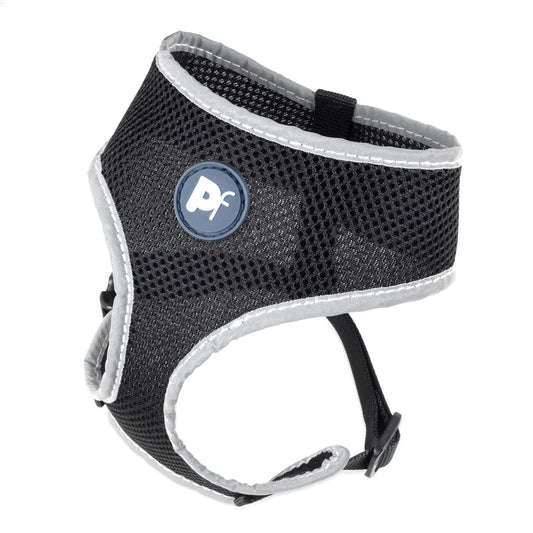 REFLECTIVE COMFORT DOG HARNESS BLACK XS
