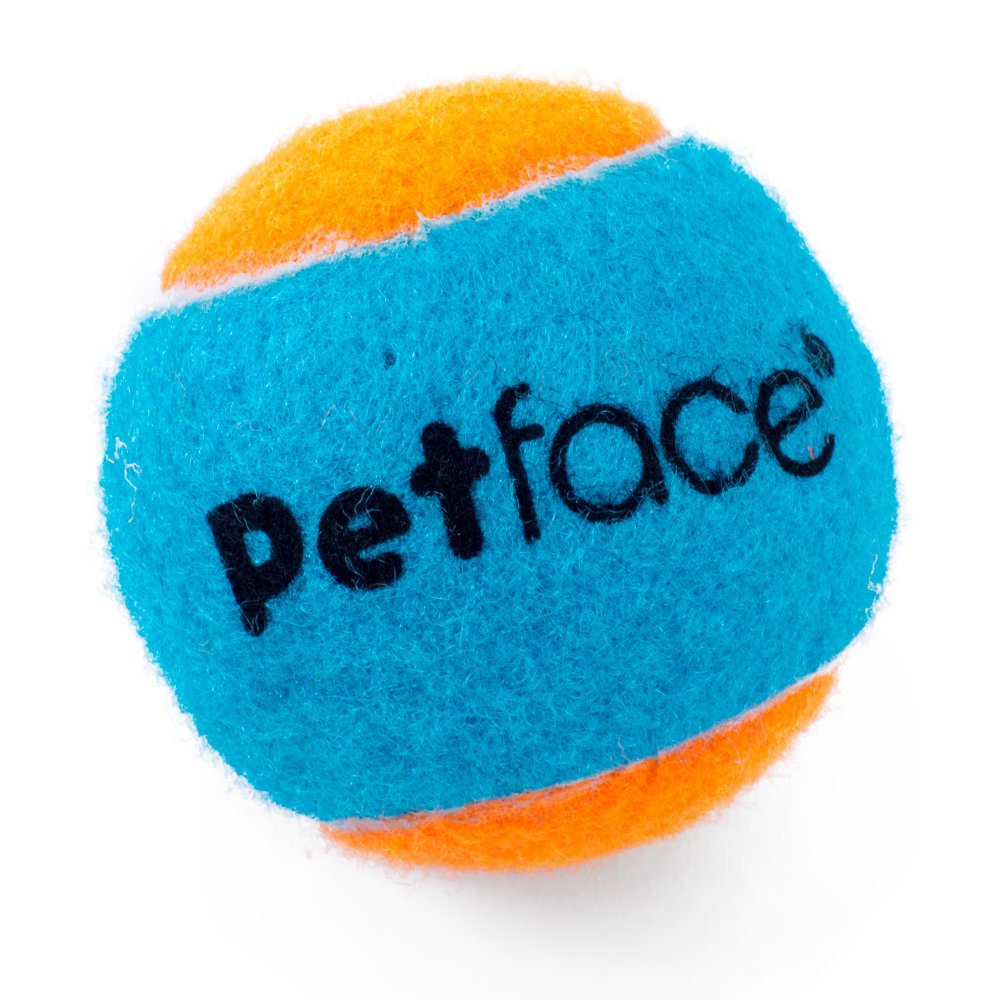 3 PACK SQUEAKY TENNIS BALLS DOG TOY