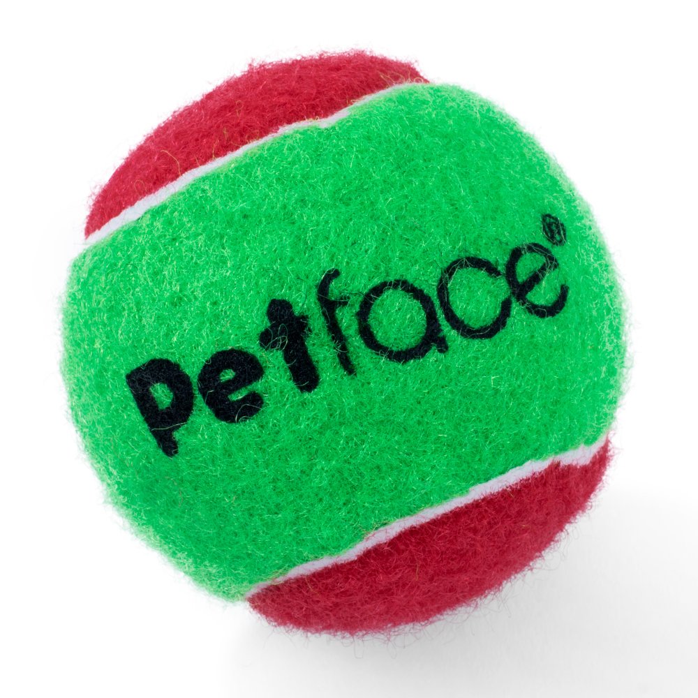 3 PACK SQUEAKY TENNIS BALLS DOG TOY