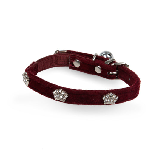 PLUM CROWN CAT COLLAR