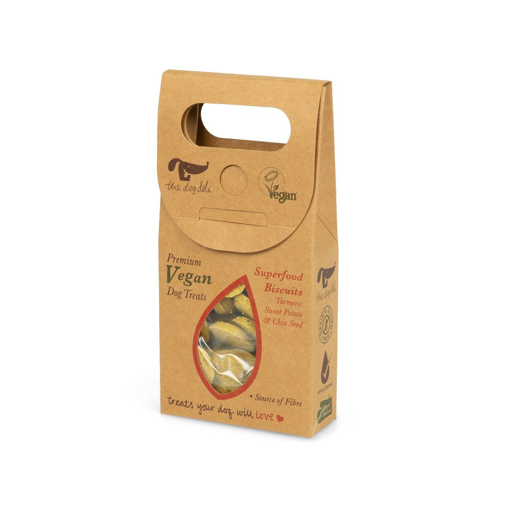 Best dogs food and treats VEGAN DOG TREATS WITH SWEET POTATO, TUMERIC & CHIA SEED