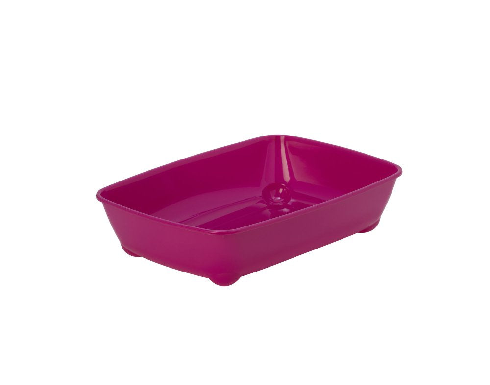 CAT LITTER TRAY BLUE/GREY/PINK 37CM