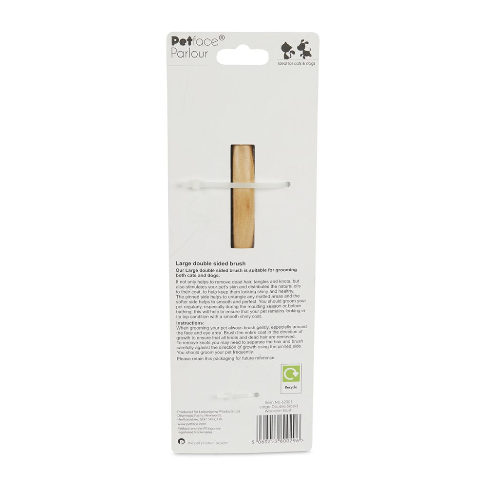 WOODEN DOUBLE SIDED BRUSH