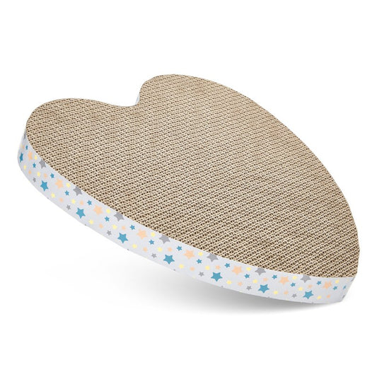 LITTLE PETFACE CARDBOARD HEART CAT SCRATCHER
