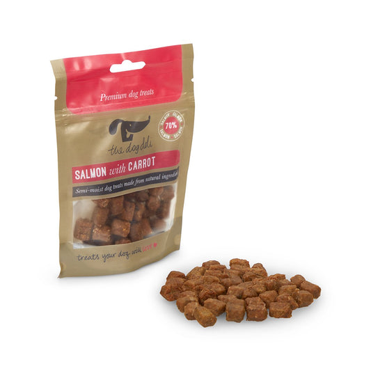 DOG DELI SALMON WITH CARROT SEMI-MOIST DOG TREATS 70G