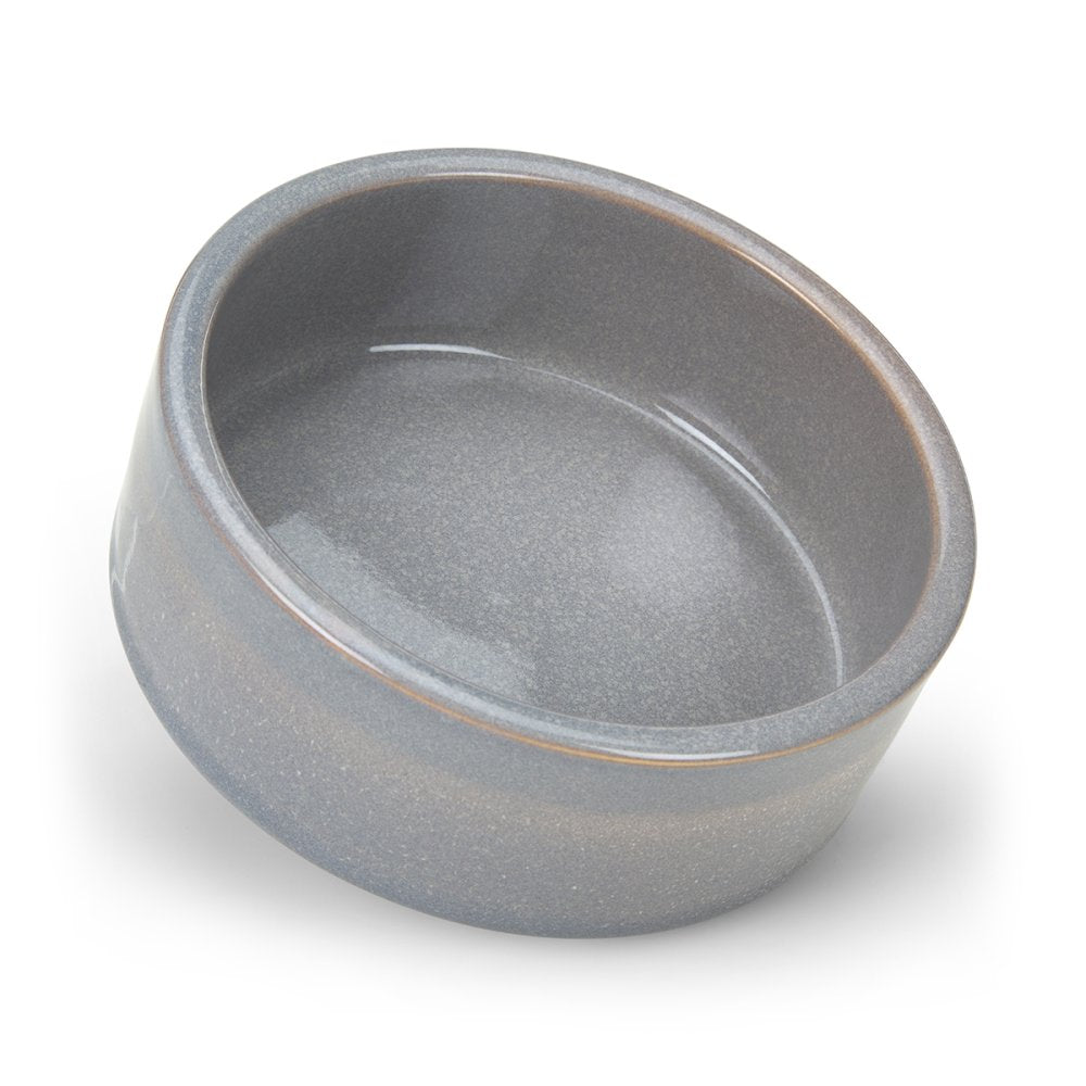 GREY TWO-TONE REACTIVE GLAZE CERAMIC BOWL 15CM
