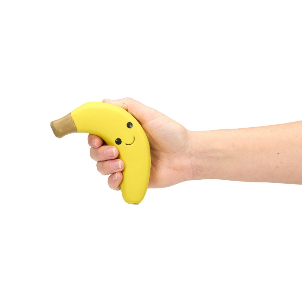 FOODIE FACES LATEX BANANA DOG TOY SML