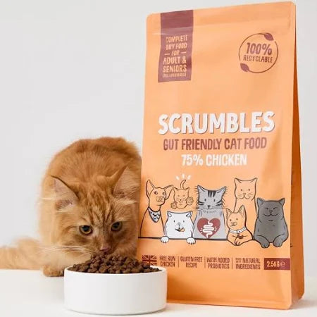 Scrumbles Adult & Senior Chicken Dry Cat Food